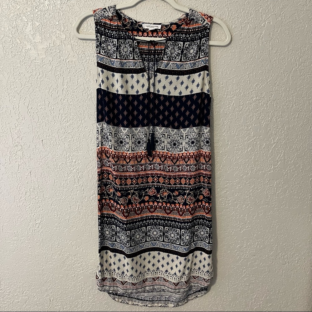 Beachlunchlounge women’s sleeveless geometric print midi shift dress, XS